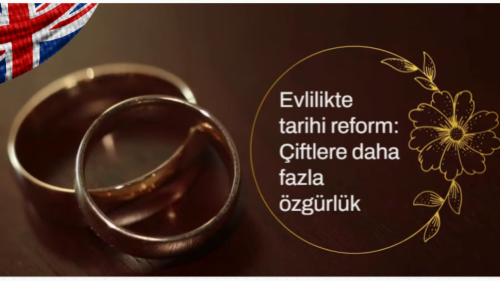 Evlilikte tarihi reform: Çiftlere daha fazla özgürlük